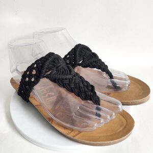 Blowfish Black and Brown Women Sandals